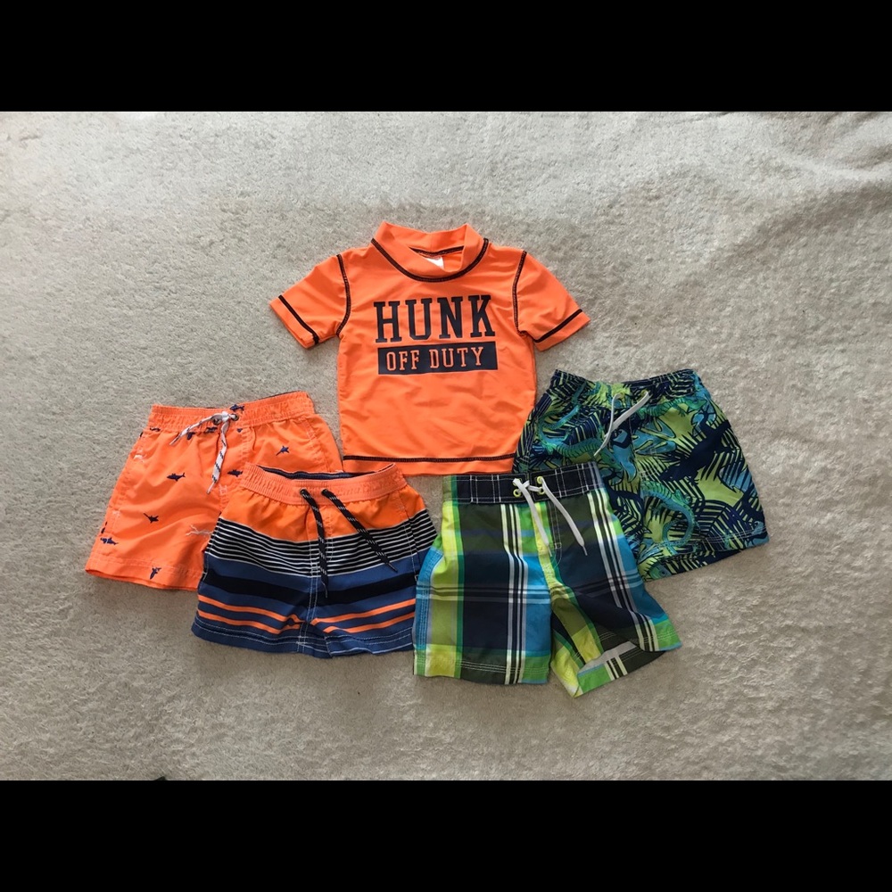 Boys Swim Wear Lot (12 months)